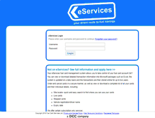 Tablet Screenshot of eservices.fuelcardservices.com